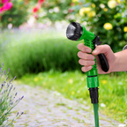 KINZO FLEXIBELE TUINSLANG SET 10-20M MET SPROEIKOP - Tuincentrum Lopik
