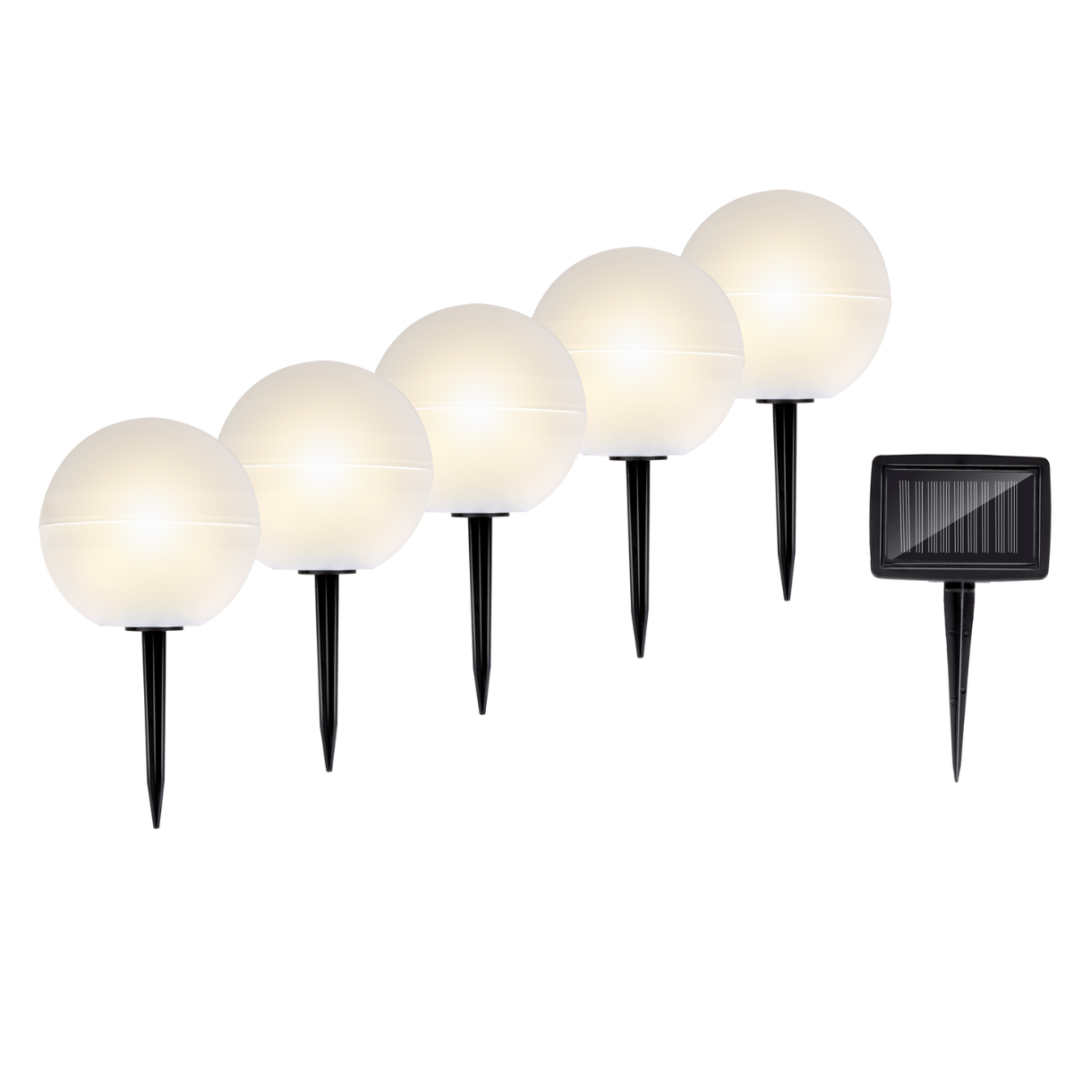 GRUNDIG SOLAR LICHTSNOER 5 BALLEN KLEURWISSELEND - Tuincentrum Lopik
