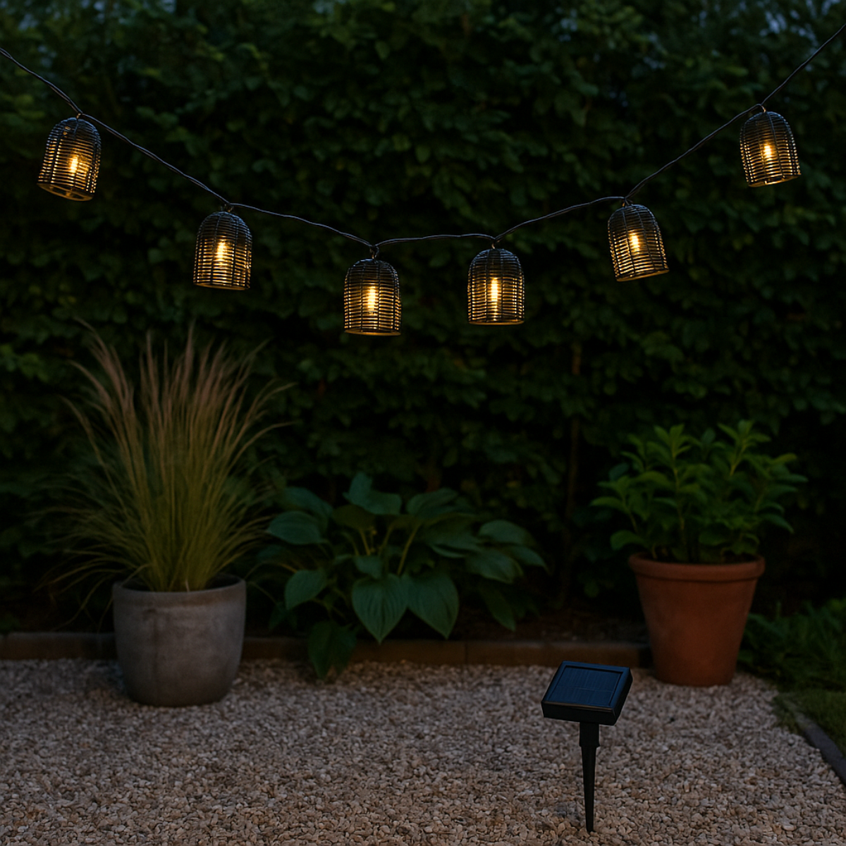 ARTI CASA SOLAR LICHTSNOER ZWARTE BALLEN - Tuincentrum Lopik