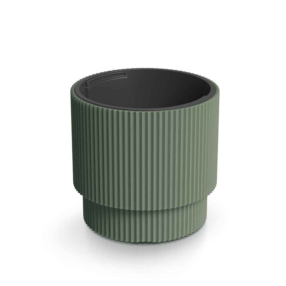BLOEMPOT KUNSTSTOF GROEN 40 X 38 CM - Tuincentrum Lopik