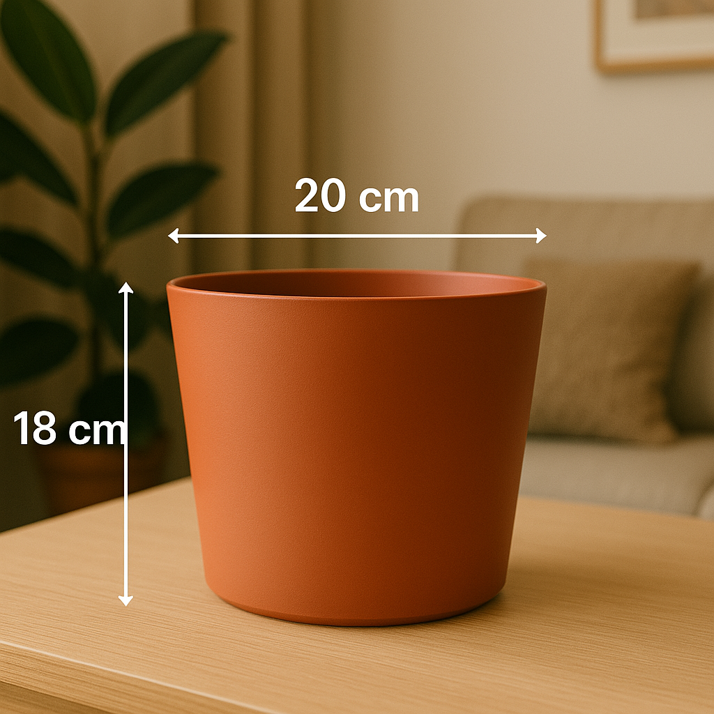 BLOEMPOT 20 X 18 CM KOPER - Tuincentrum Lopik