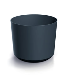 BLOEMPOT KUNSTSTOF GRIJS 34 X 30 CM - Tuincentrum Lopik