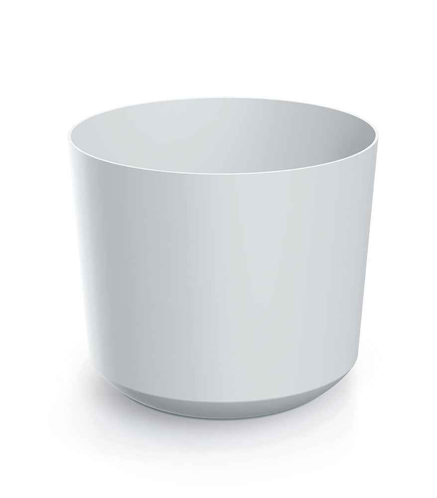 BLOEMPOT KUNSTSTOF WIT 20 X 18 CM - Tuincentrum Lopik