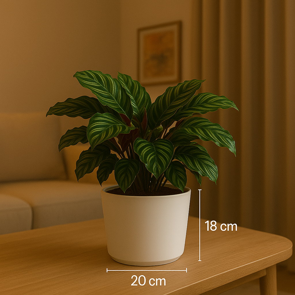 BLOEMPOT KUNSTSTOF WIT 20 X 18 CM - Tuincentrum Lopik