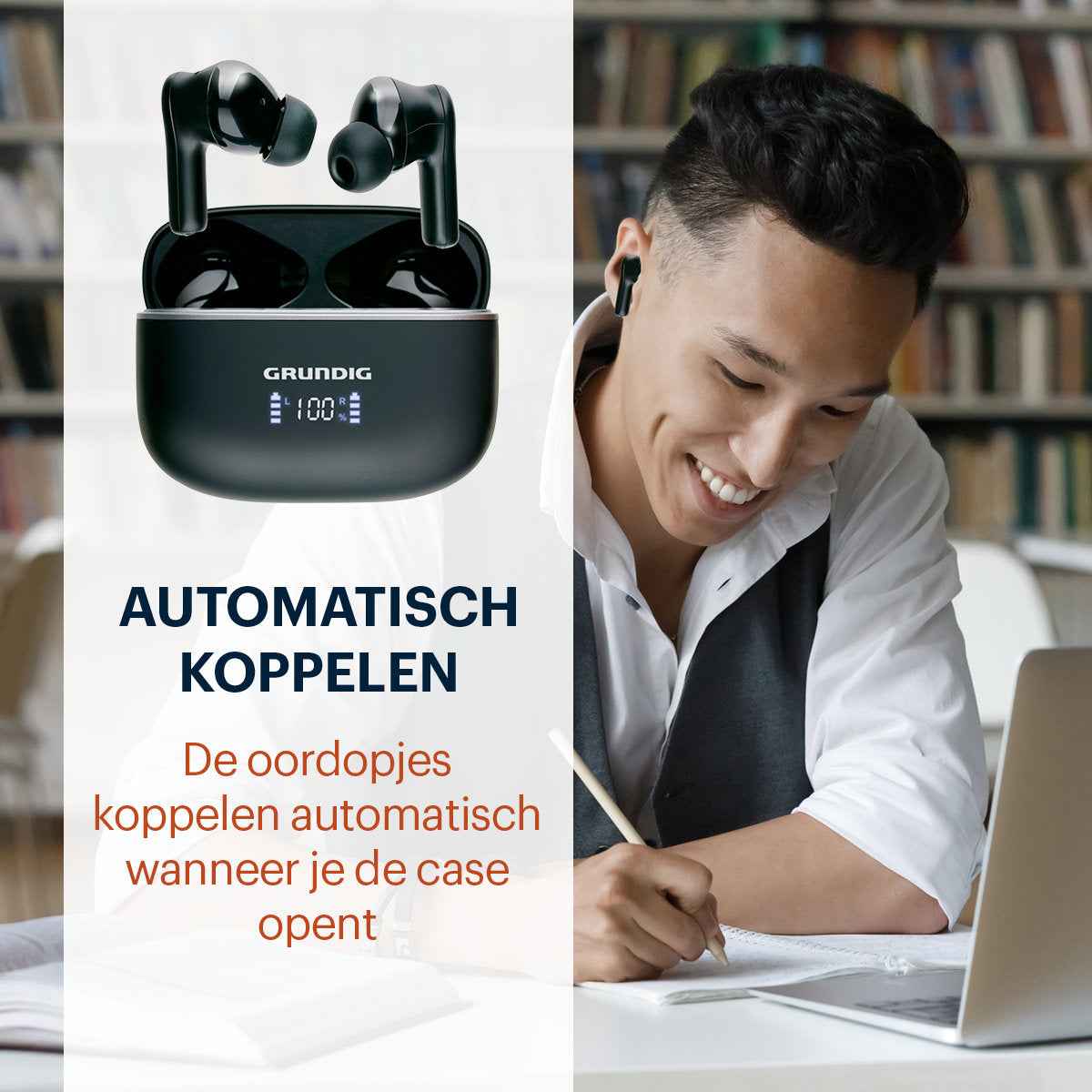 GRUNDIG DRAADLOZE OORDOPJES - Tuincentrum Lopik
