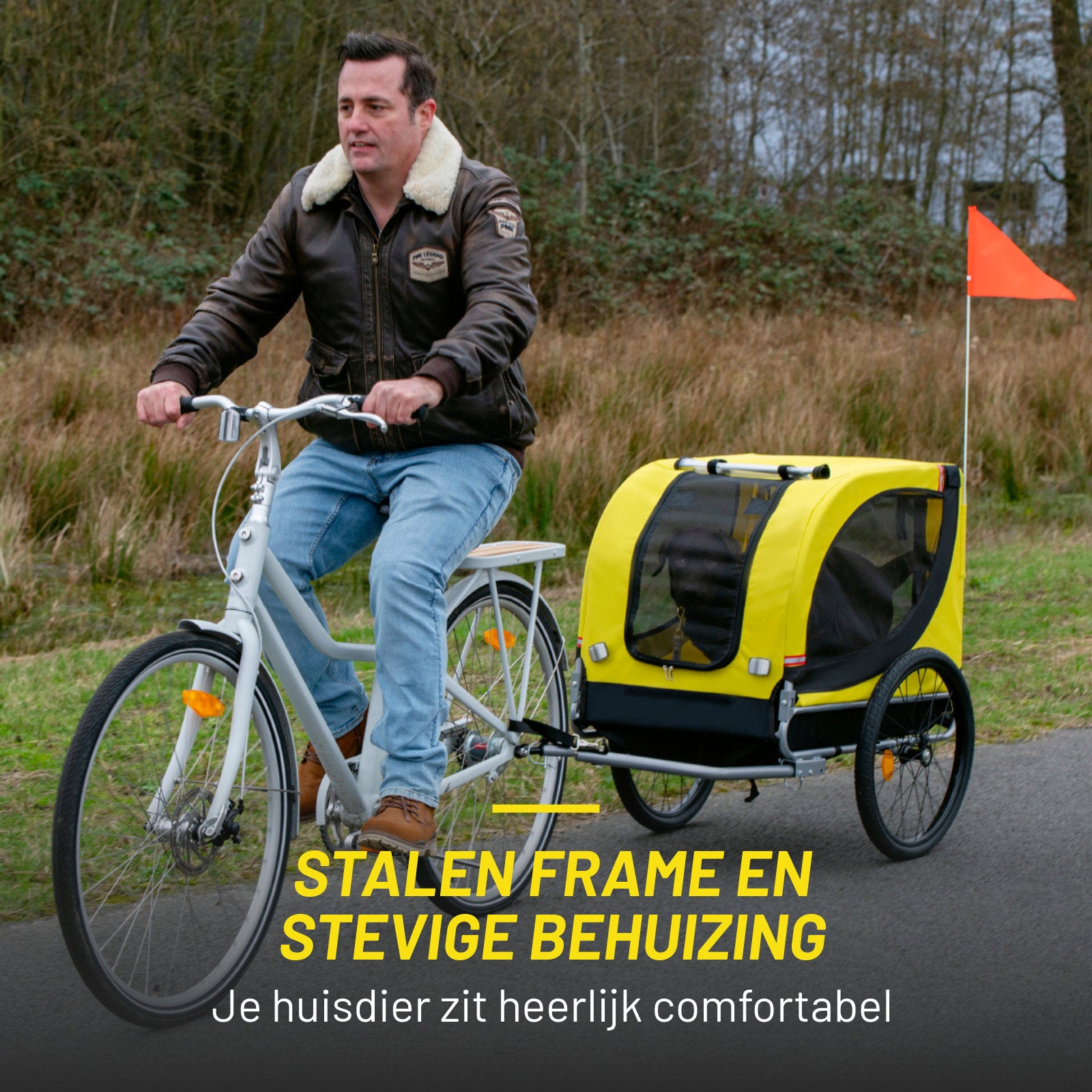 DUNLOP HONDEN FIETSKAR OPVOUWBAAR - Tuincentrum Lopik
