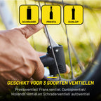 DUNLOP FIETSPOMP ZWART/GRIJS - Tuincentrum Lopik