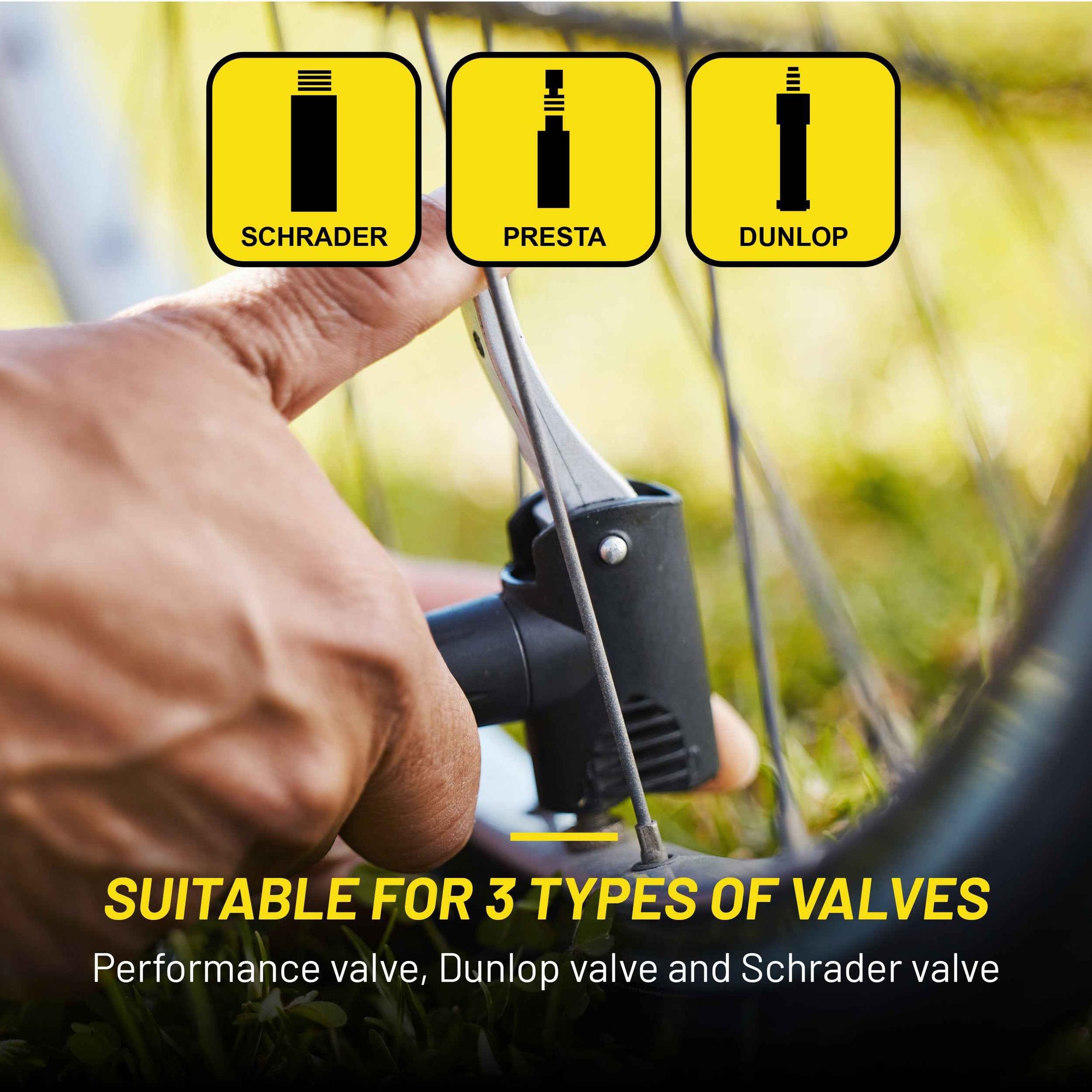 DUNLOP FIETSPOMP VLOERPOMP PROFESSIONEEL - Tuincentrum Lopik