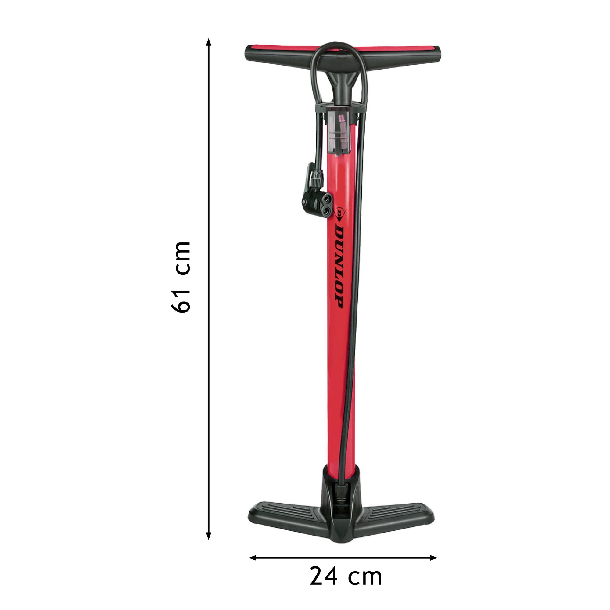 DUNLOP FIETSPOMP ZWART/GRIJS - Tuincentrum Lopik