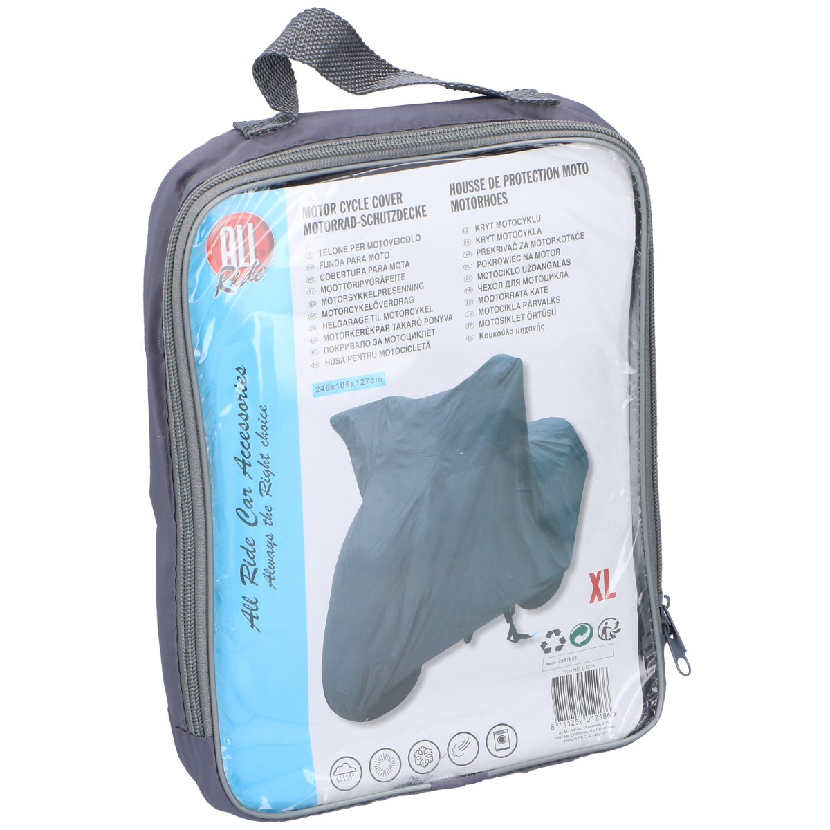 ALL RIDE MOTORCYCLE COVER SIZE XL - Tuincentrum Lopik