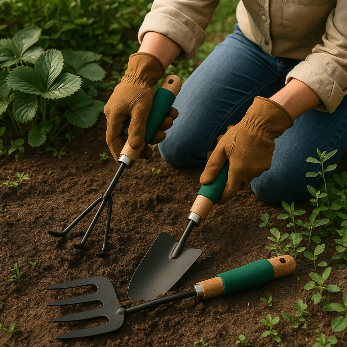 KINZO TUINGEREEDSCHAP SET 3-DELIG - Tuincentrum Lopik