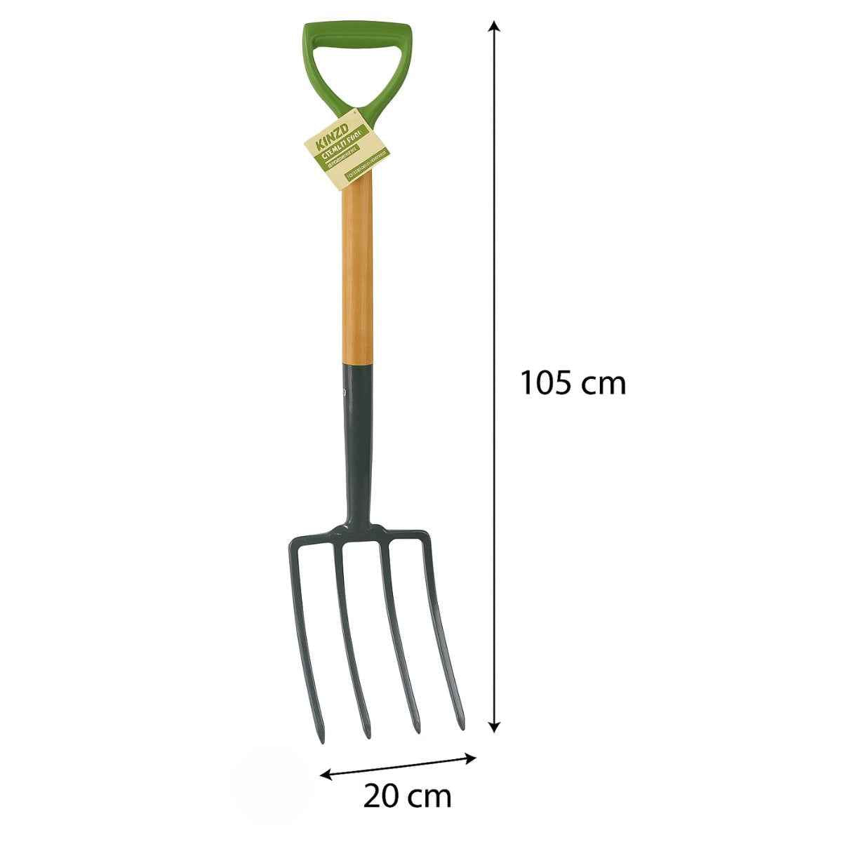 KINZO SPITVORK DIGGING FORK 105 X 20 X 5 CM - Tuincentrum Lopik