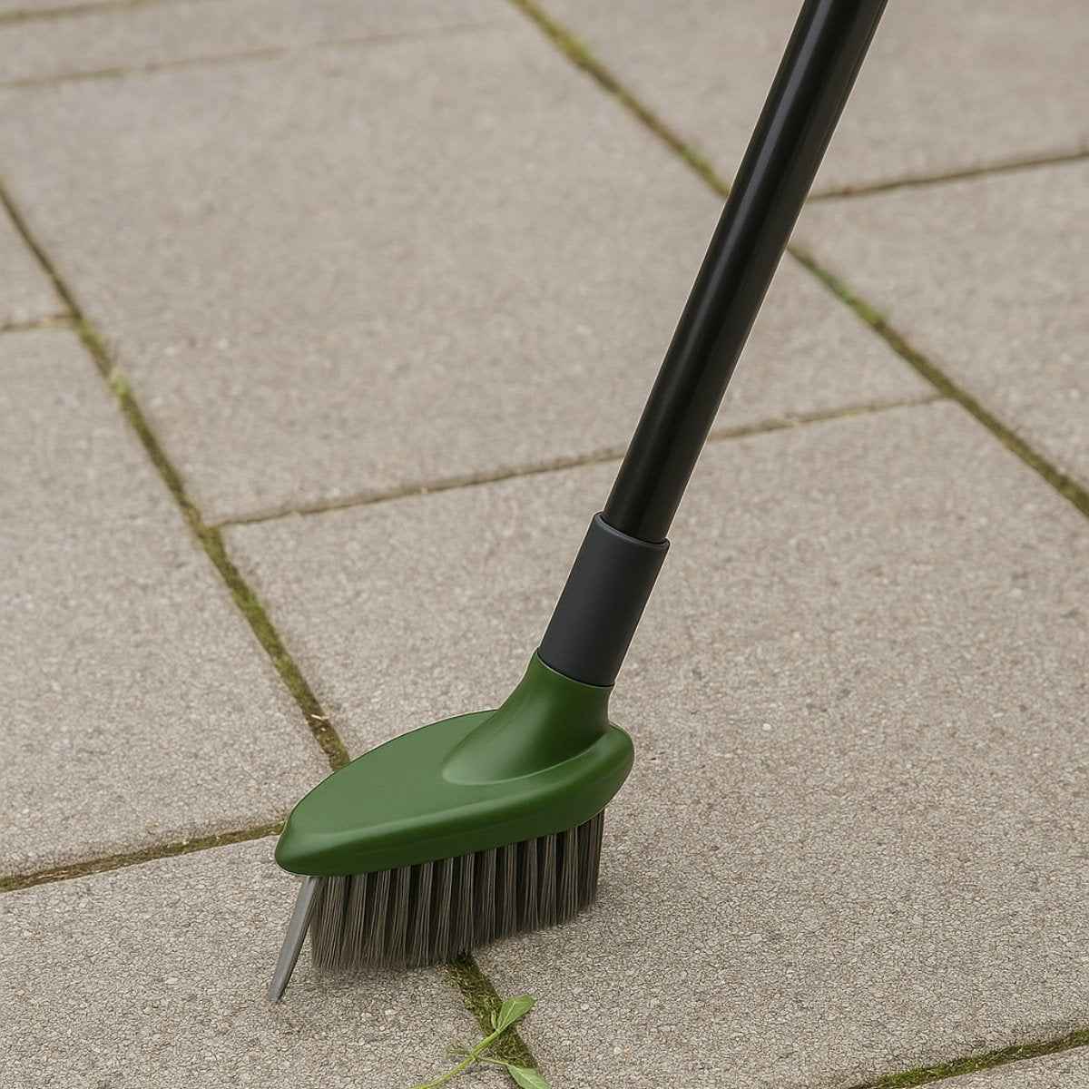 KINZO TELESCOPISCHE ONKRUIDBORSTEL 3-IN-1 80–140 CM GROEN/ZWART - Tuincentrum Lopik