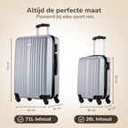 SLAZENGER KOFFERSET 2-DELIG ZILVER - Tuincentrum Lopik