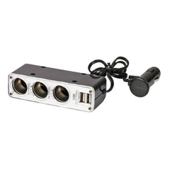ALL RIDE USB AUTOLADER DUAL 12/24V 3,1A + 3X 12V AANSLUITINGEN - Tuincentrum Lopik