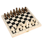 EDDY TOYS SCHAAK & DAMSPEL OPVOUWBAAR HOUT - Tuincentrum Lopik