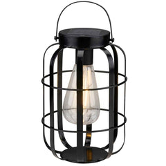 ARTI CASA SOLAR LANTAARN 22CM TAFELLAMP ZONNE-ENERGIE - Tuincentrum Lopik