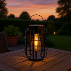 ARTI CASA SOLAR LANTAARN 22CM TAFELLAMP ZONNE-ENERGIE - Tuincentrum Lopik