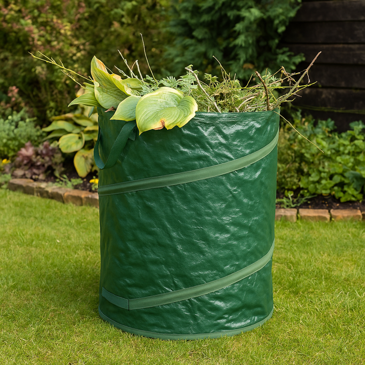 KINZO OPVOUWBARE TUINAFVALZAK 120L POP-UP - Tuincentrum Lopik
