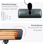 ALPINA PATIO HEATER WALL 650-2000W - Tuincentrum Lopik