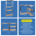 KINZO SHELF RACK 5 LAYERS  OPBERGREK 5 LAGEN - Tuincentrum Lopik