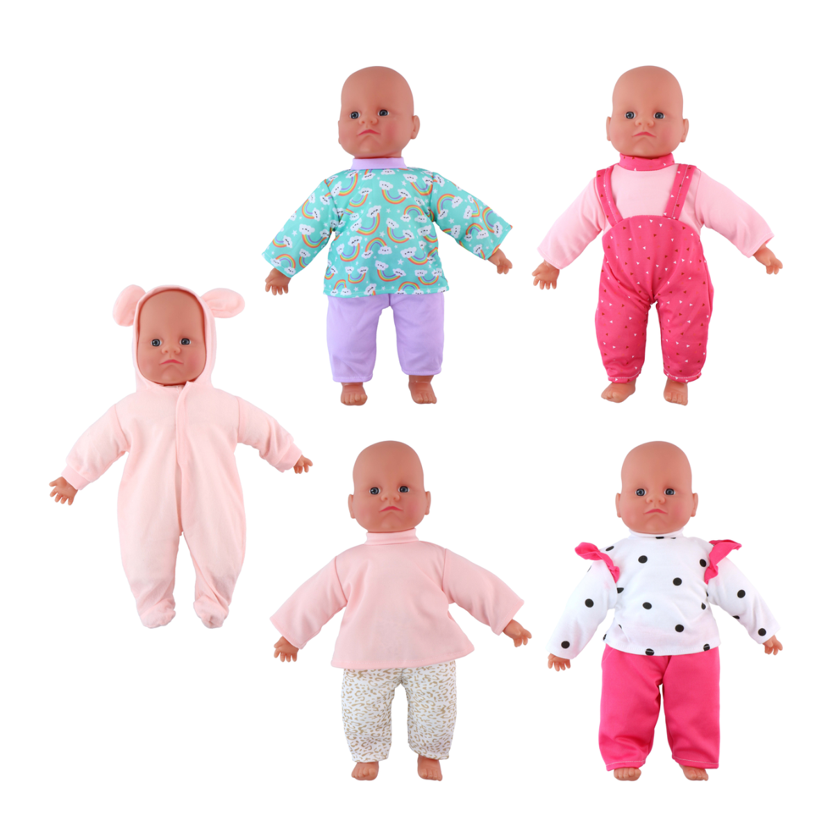 EDDY TOYS POPPENKLEDING SET 8-DELIG - Tuincentrum Lopik