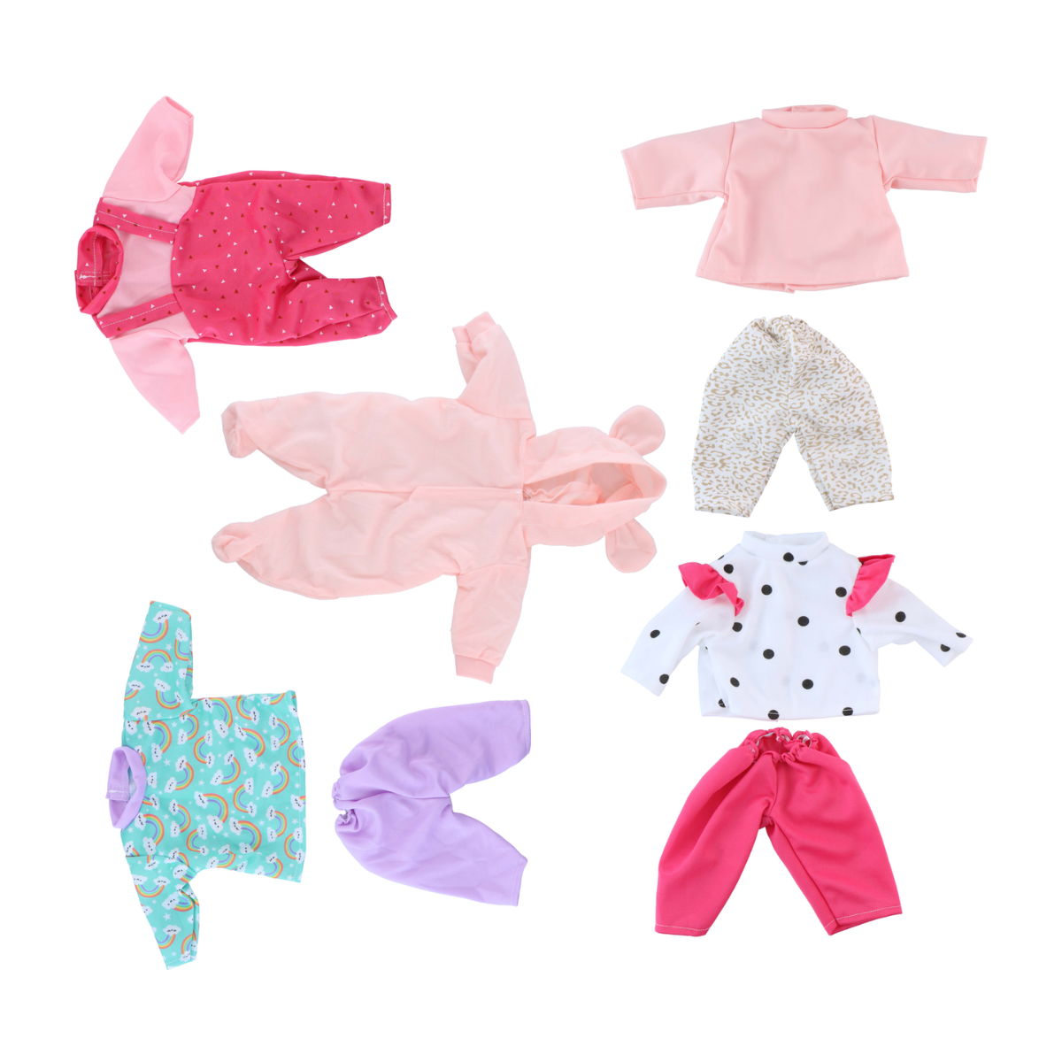 EDDY TOYS POPPENKLEDING SET 8-DELIG - Tuincentrum Lopik