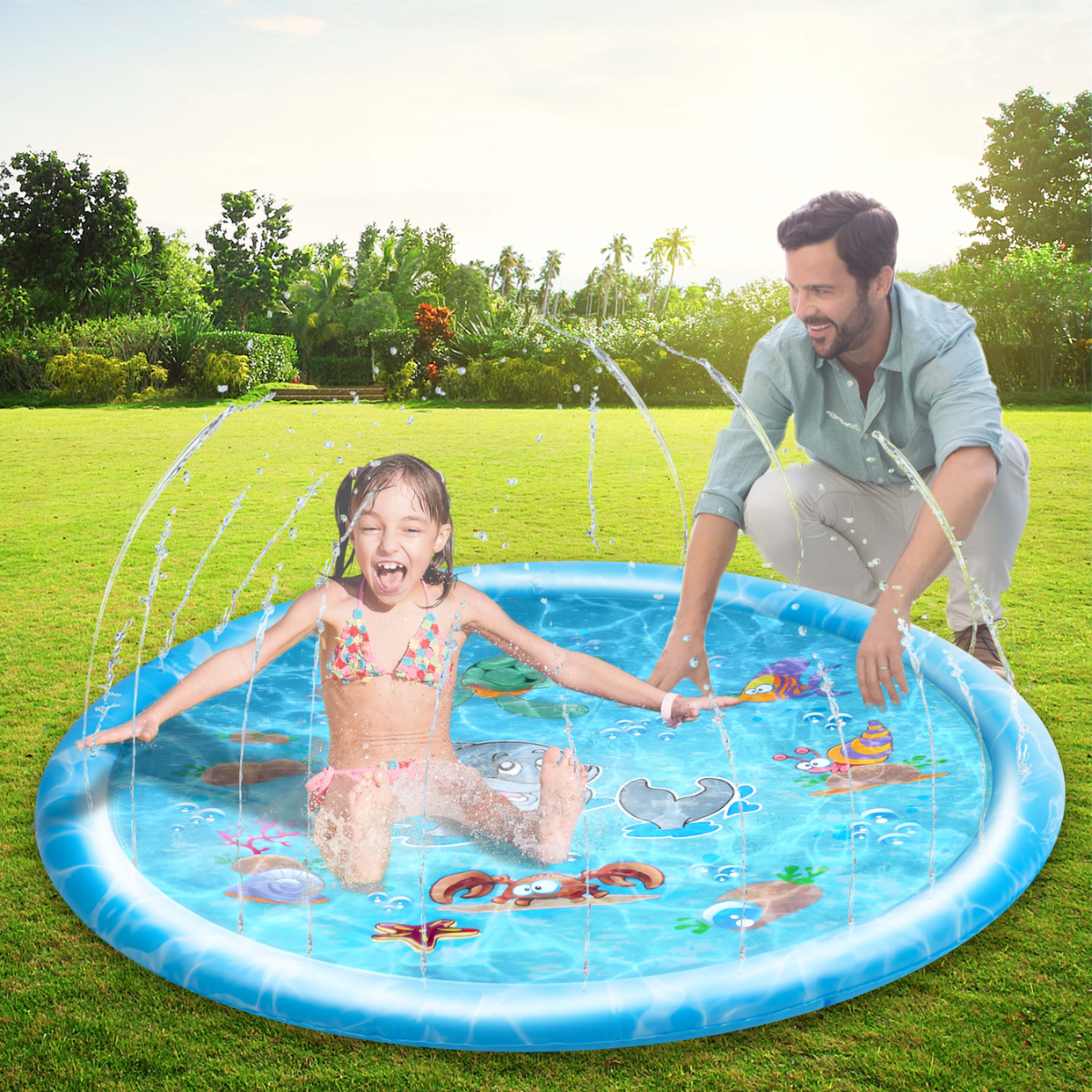 CREATIVE KIDS SPRINKLER MAT Ø100 CM - Tuincentrum Lopik