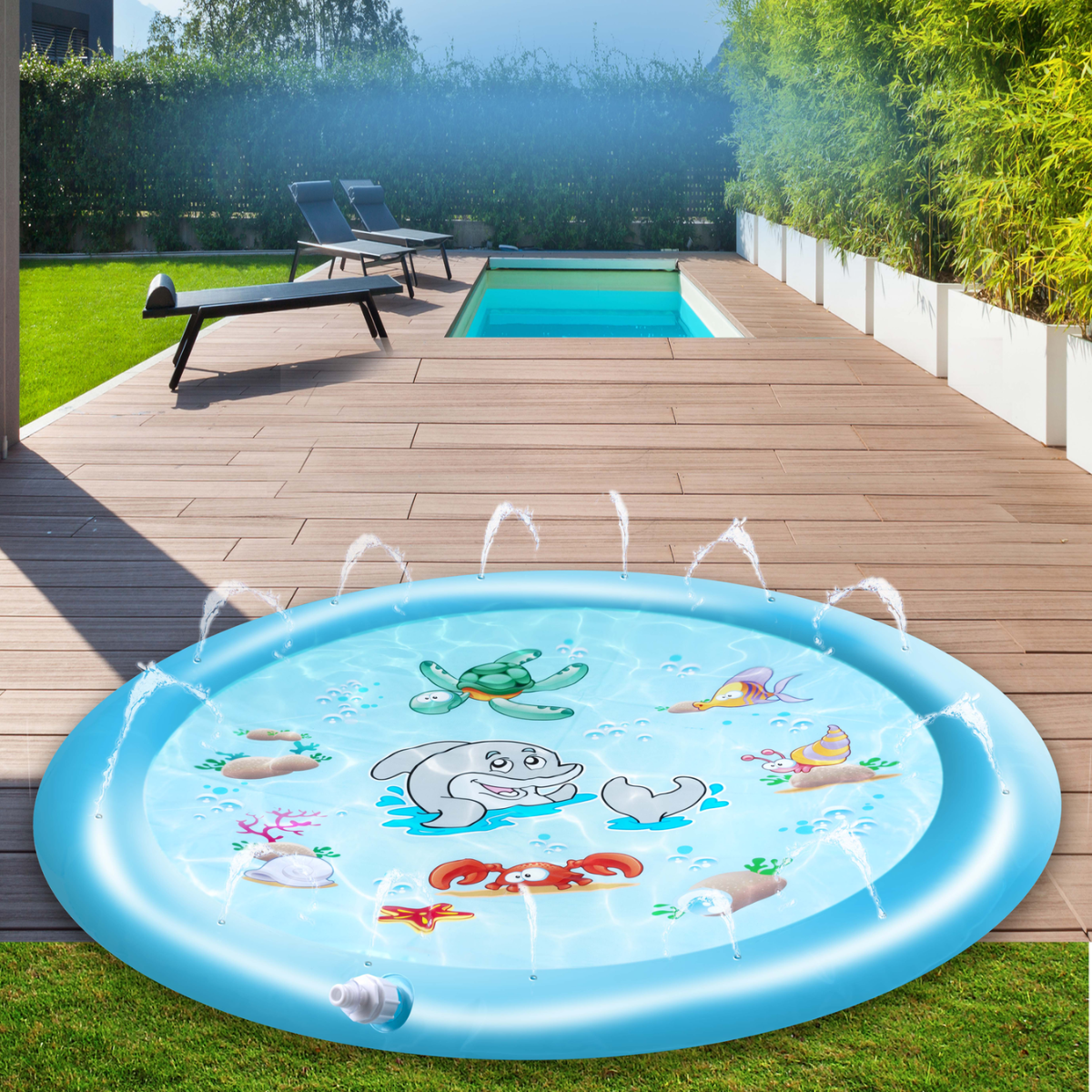 CREATIVE KIDS SPRINKLER MAT Ø100 CM - Tuincentrum Lopik