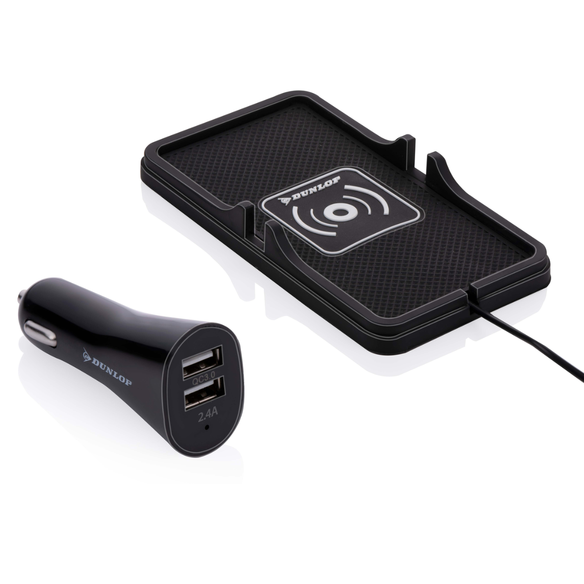 DUNLOP TELEFOONHOUDER AUTO MET QI DRAADLOZE OPLADER DASHBOARD - Tuincentrum Lopik