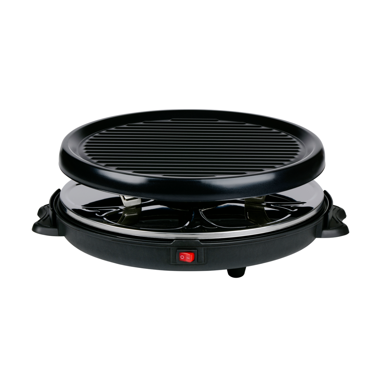 ALPINA RACLETTE GRILL 1200 WATT 8 PERSONEN ZWART - Tuincentrum Lopik