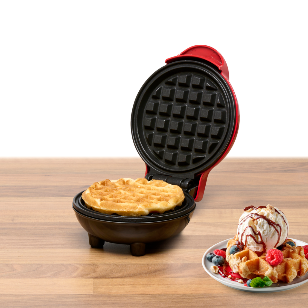 ALPINA MINI PAN/WAFFLE MAKER WAFELIJZER EN PANNENKOEKEN 230V - Tuincentrum Lopik