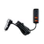 ALL RIDE AUTOLADER 12-24V 6 POORTEN USB-A/C MET HUB 1,5M - Tuincentrum Lopik