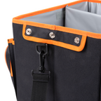 BLACK+DECKER AUTO ORGANIZER KOELTAS 47,5X25X30CM MET CUPHOUDERS ZWART - Tuincentrum Lopik