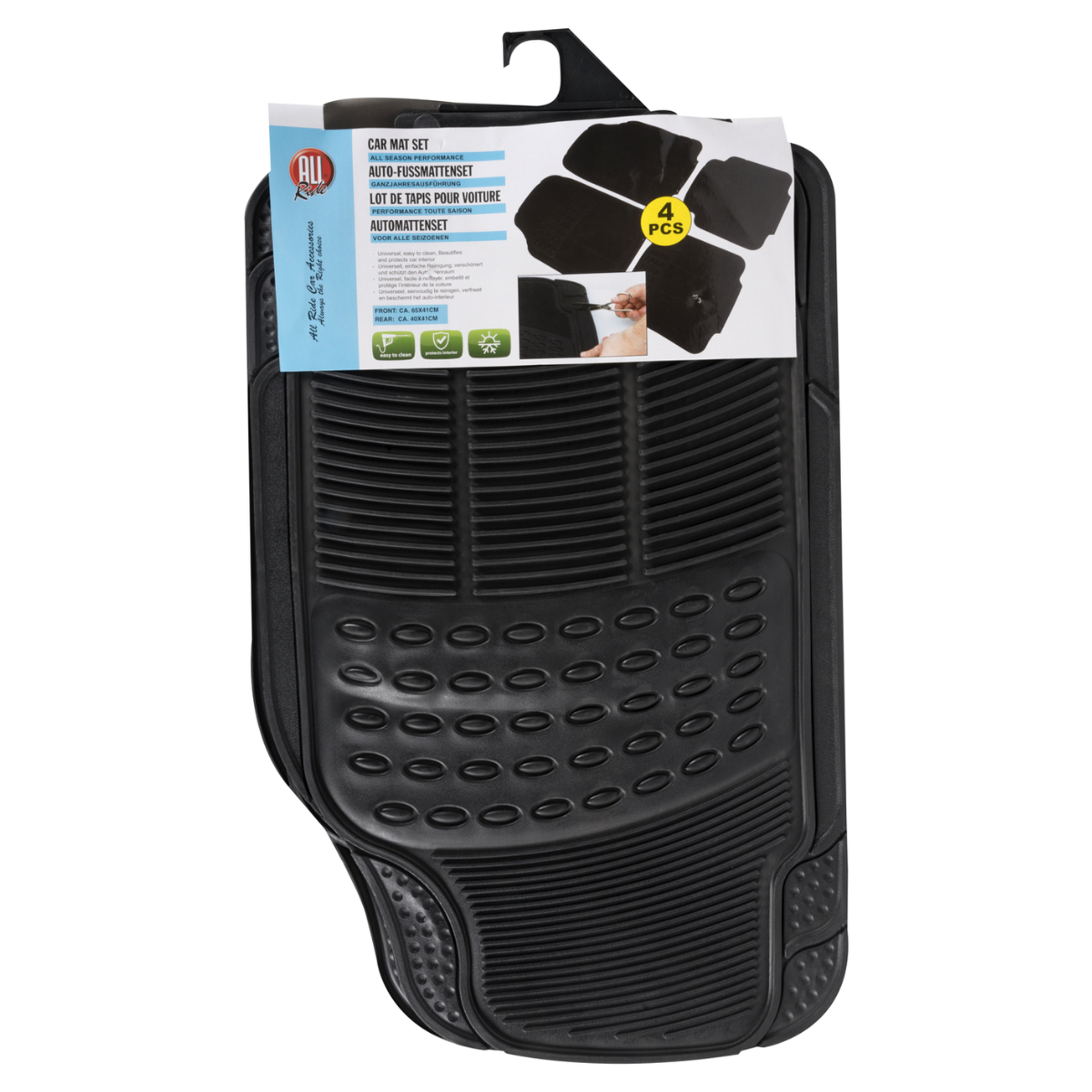 ALL RIDE AUTOMATTEN SET 4-DELIG PVC UNIVERSEEL - Tuincentrum Lopik