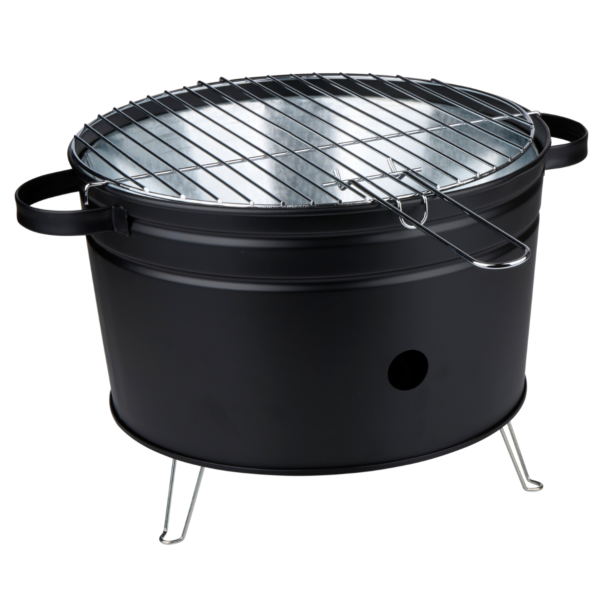 ALPINA BBQ BUCKET TAFELBARBECUE HOUTSKOOL Ø32CM - Tuincentrum Lopik