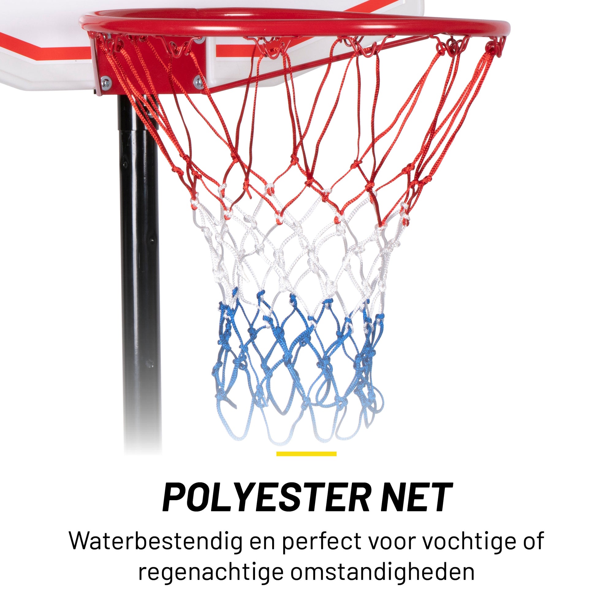 DUNLOP BASKETBALSET 74X54CM VERSTELBAAR 165-205CM - Tuincentrum Lopik