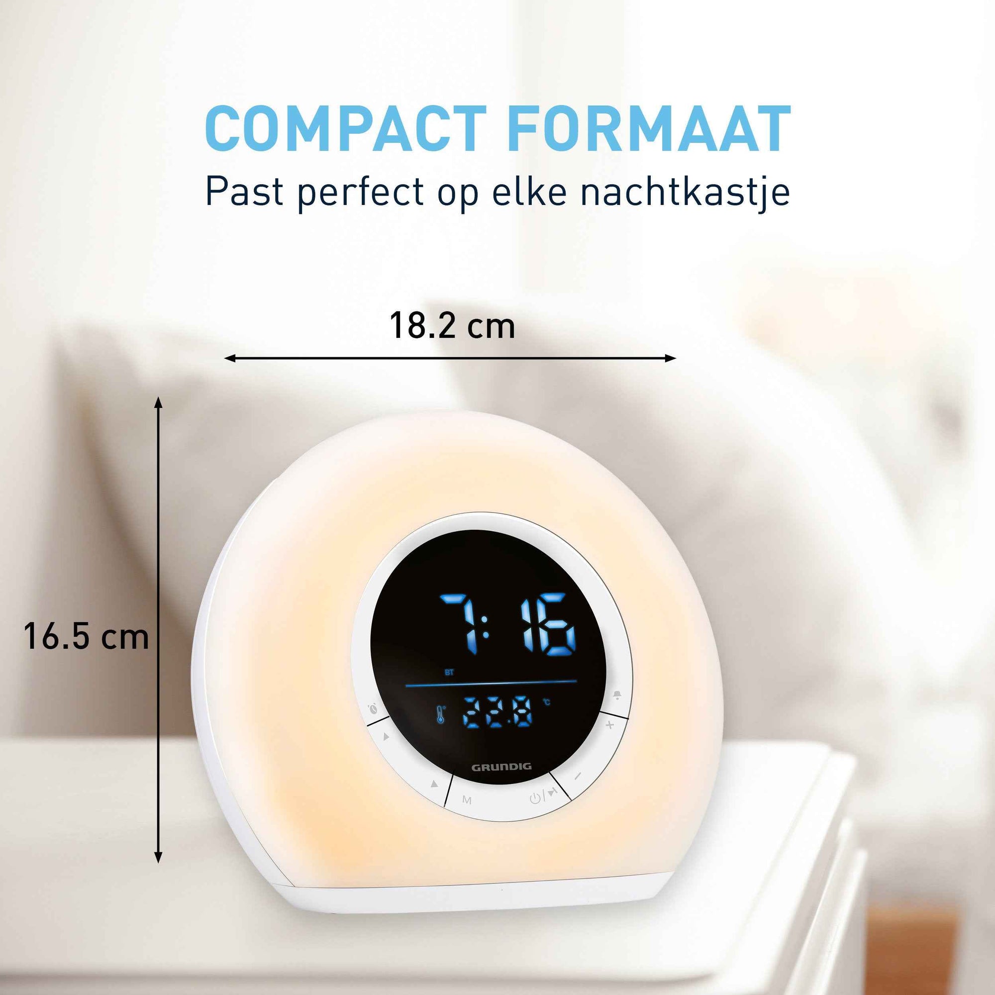 GRUNDIG WAKE-UP LIGHT WEKKER MET RADIO - Tuincentrum Lopik