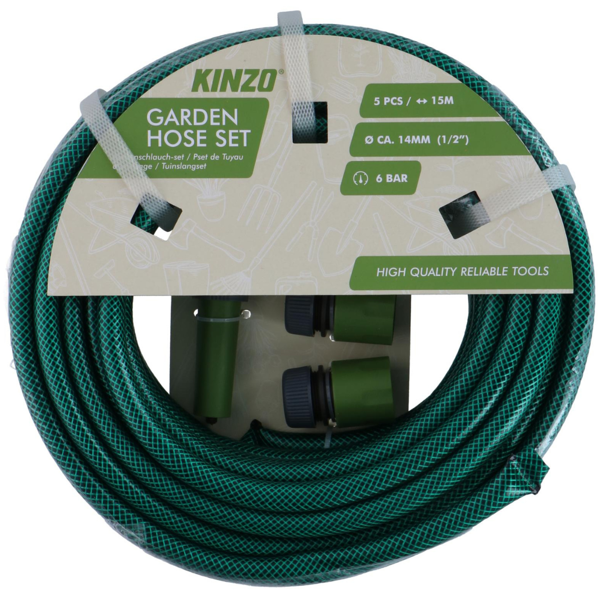 KINZO TUINSLANG SET 15 METER - Tuincentrum Lopik