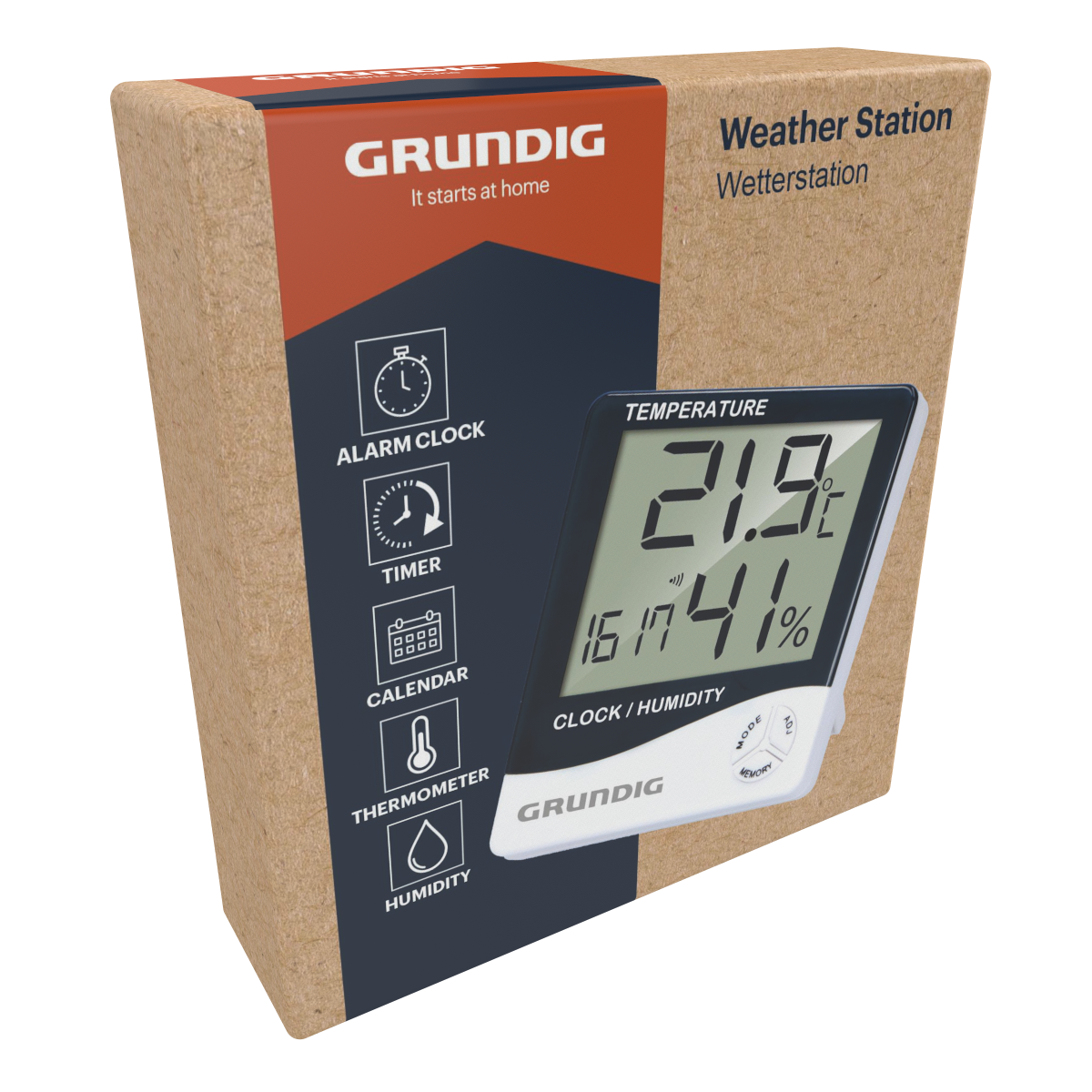 GRUNDIG WEERSTATION DIGITAAL 9.5 X 10.5 X 2 CM - Tuincentrum Lopik