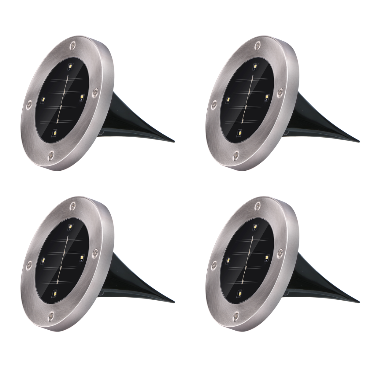 GRUNDIG SOLAR TUINVERLICHTING GRONDSPOTS 4-DELIG - Tuincentrum Lopik