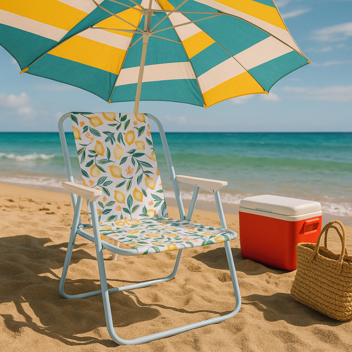 ARTI CASA BEACH CHAIR LEMON DESIGN - Tuincentrum Lopik