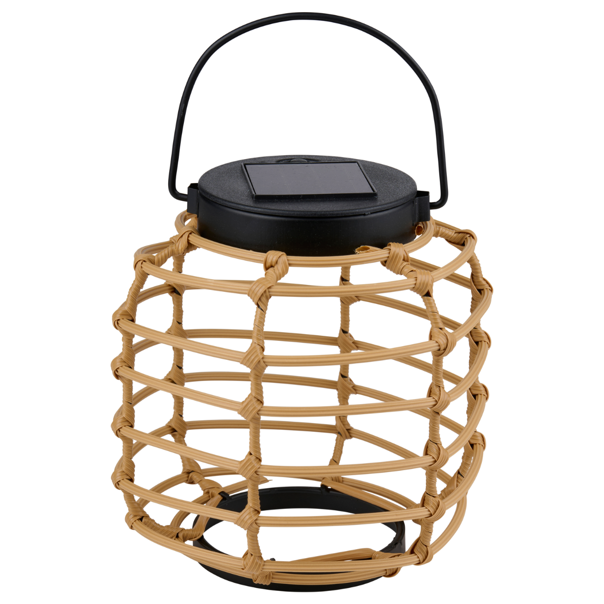 ARTI CASA SOLAR LANTAARN ROTAN-LOOK Ø14X22CM - Tuincentrum Lopik