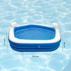 CREATIVE KIDS FAMILY LOUNGE POOL 2 SEATS LOUNGE ZWEMBAD - Tuincentrum Lopik