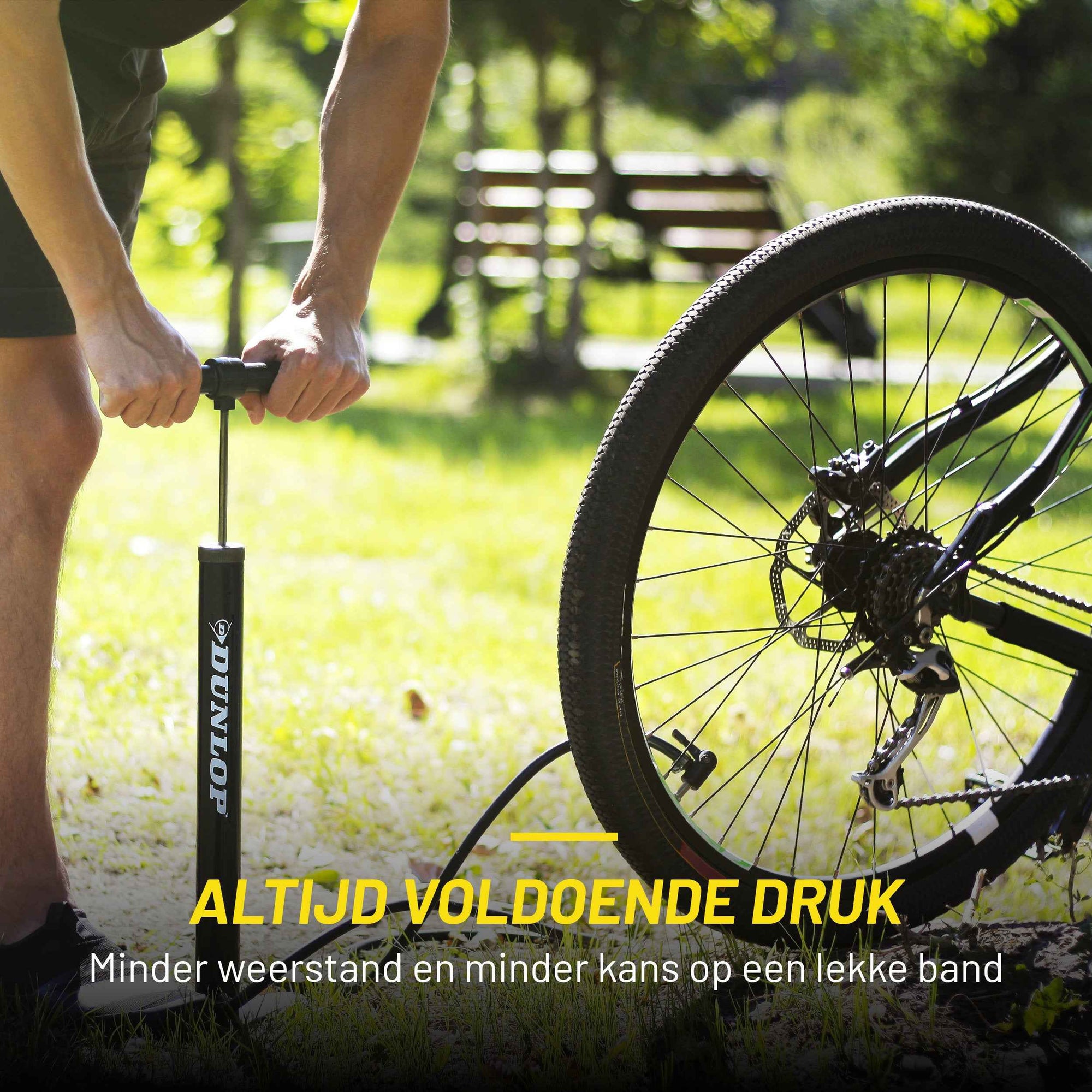 DUNLOP FIETSPOMP VLOERPOMP PROFESSIONEEL - Tuincentrum Lopik