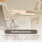 LIFETIME GARDEN TUINSTOELEN SET SANTIAGO TAUPE 2 STUKS - Tuincentrum Lopik