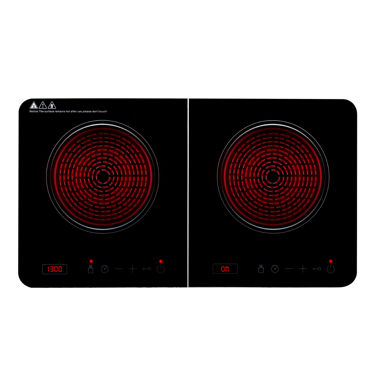 ALPINA INDUCTIE KOOKPLAAT DUBBEL 3400W - Tuincentrum Lopik