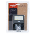 GRUNDIG SOLAR WANDLAMP MET SENSOR Ø20X25X8CM ZWART - Tuincentrum Lopik
