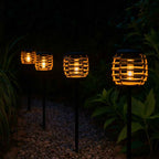 ARTI CASA SOLAR TUINVERLICHTING BAMBOO/RATTAN - Tuincentrum Lopik