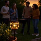 ARTI CASA SOLAR TUINVERLICHTING BAMBOO/RATTAN - Tuincentrum Lopik
